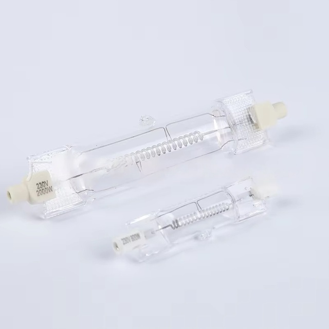 230V 2000W Yellow Head Spotlight Bulb Halogen Tungsten Lamp Tube for Photography Film Television Lighting Bulbs &Tubes