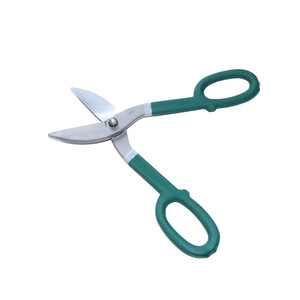 Tin Snips 8 Inch Steel Blade Plastic Coated Handle Anti Slip Grip Bypass Pruner For Diy Cutting Tools - Product Image 2