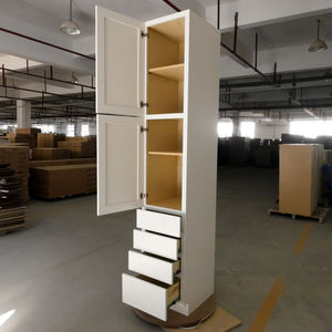 अनुकूलित डिजाइन उच्च गुणवत्ता रसोई उच्च कैबिनेट भंडारण पेंट्री लकड़ी के कैबिनेट रसोई भंडारण - Product Image 2