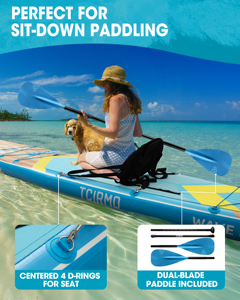 Dropshipping nueva llegada <span class=keywords><strong>tabla</strong></span> de surf de alta calidad 10 '6 ''* 33'' * 6 ''<span class=keywords><strong>TABLA</strong></span> DE SUP <span class=keywords><strong>TABLA</strong></span> DE Paddle <span class=keywords><strong>inflable</strong></span> con accesorios - Product Image 5