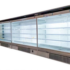 Réfrigérateur Vitrine Verticale <span class=keywords><strong>Multi</strong></span>-Niveaux Ouvert pour Fruits et Légumes de Supermarché, Fourniture Directe Usine - Product Image 6