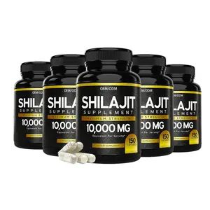 Suplemento herbario Píldoras Shilajit Extracto Pure Natural 1000mg Shilajit Cápsula