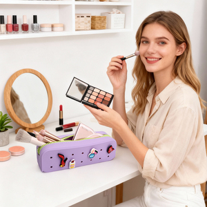 NOVOSILI Professional <b>Makeup</b> <b>Bag</b> Supplier Soft Silicone Cosmetic Storage Pouch Waterproof Cosmetic Organizer <b>Bag</b> for <b>Travel</b> - Product Image 6