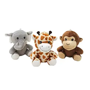 Usine En Gros Doux Animal De Ferme En Peluche Jouet Mignon Éléphant En Peluche Jouet Cadeaux Mini Animal En Peluche