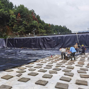 <span class=keywords><strong>Membrane</strong></span> d'étanchéité en HDPE de 0,5 mm pour toiture, tunnel, piscine, sous-sol - Product Image 4