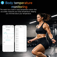 Moniteur de fitness sans écran 2026 ETQ14 avec mini-écran TFT, ECG, fréquence cardiaque, SpO2, tension artérielle, suivi du sommeil, IP67