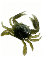 Leurre de pêche lumineux artificiel en forme de crabe bionique 18g/36g avec hameçon, simulation 3D, leurre souple pour crevettes de pêche en mer