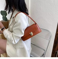 Nouveau Sac à Main Femme 2027 Tendance en PU avec Fermoir, Sac à Bandoulière Polyvalent et Imperméable, Sacs Sous les Bras pour Femme