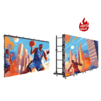 Mur vidéo LED 4K haute luminosité, étanche, pour location en extérieur, panneau d'affichage numérique pour concerts, publicité