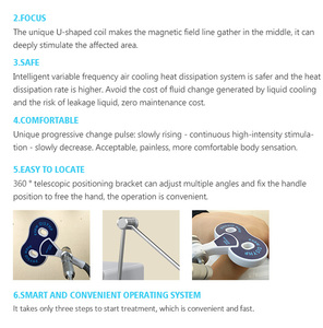 Unité de physiothérapie magnétique non invasive avec système de refroidissement par air et intensité maximale de 6T pour la stimulation des tissus profonds - Product Image 2