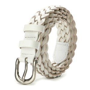 Hot-selling High-quality Ladies Top-grain Leather No-<b>drilling</b> <b>Hand</b>-woven Vintage Commuting Casual Versatile Pin Buckle Belt - Product Image 4