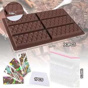 Chocolate Bar Mold Food Grade <b>Silicone</b> Deep Chocolate Bar Mold Thick Different Shape - Product Image 5