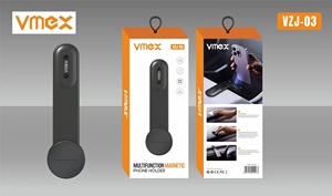 Supporto magnetico per telefono da auto Vmex VZJ-03, montaggio su cruscotto, nero - Product Image 1