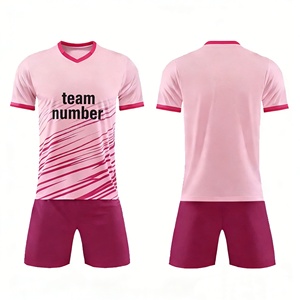 เสื้อฟุตบอลใหม่สำหรับผู้ชายสำหรับทีมผู้ใหญ่ ฝึกซ้อม-100% โพลีเอสเตอร์ ยืดหยุ่น แห้งเร็ว แขนสั้น ชุดกีฬาฟุตบอล F05 - Product Image 5
