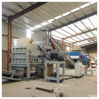 Broyeur industriel pour métaux ferreux (cuivre, fer, aluminium) et déchets organiques solides avec composant moteur central