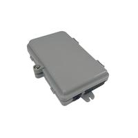 6 Core Fiber Optic Distribution Box Wall Mount FTTH Terminal with SC LC Adapter & Pigtail ABS UV Resistant for FTTX Network
