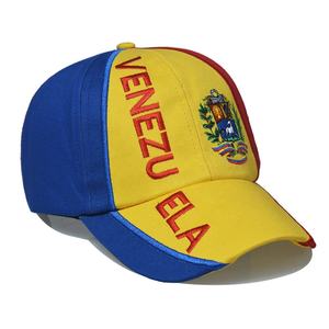 Gorras de Béisbol de 6 Paneles al por Mayor de Fábrica, Moda Venezuela, 3 Colores, Lazos, Bordado Argyle, Unisex, Sarga de Algodón - Product Image 3