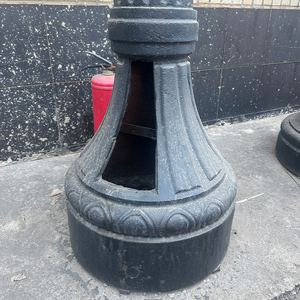 Base décorative <span class=keywords><strong>en</strong></span> aluminium cannelée pour lampadaire antique, support <span class=keywords><strong>de</strong></span> poteau <span class=keywords><strong>de</strong></span> <span class=keywords><strong>jardin</strong></span> résidentiel, habillage extérieur - Product Image 6