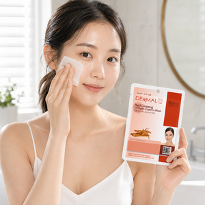 แผ่นมาส์กหน้า ดีร์มอล เรด จินเส็ง คอลลาเจน เอสเซนส์ มาส์ก 23 กรัม - Product Image 5