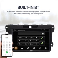 Lecteur multimédia Android pour voiture Jiawell 9 pouces, autoradio GPS, Carplay, Android Auto, WIFI, écran tactile, lecteur DVD pour Mazda CX7 2007-2014
