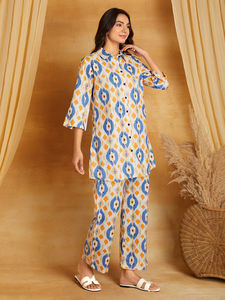 Conjuntos de Cordones de Última Moda con Estampado Floral Étnico para la Temporada de Otoño, Proveedor Indio, Materiales Reciclados para Fiestas - Product Image 4