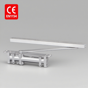 Ferme-porte de cuisine extérieure moderne certifié CE en fonte dissimulé à came double sans obstruction pour usage hôtelier - Product Image 2