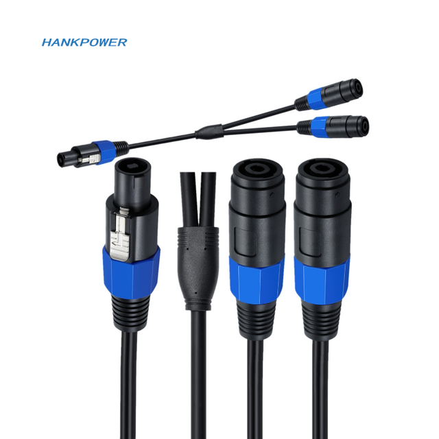 Speakon Splitter Cable Speak-on Break Out Speakon Male to Dual Female Cable