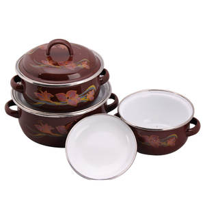 Four hollandais <span class=keywords><strong>en</strong></span> <span class=keywords><strong>fonte</strong></span> Offres Spéciales avec casserole ovale émaillée antiadhésive au design classique et couvercle <span class=keywords><strong>en</strong></span> céramique - Product Image 3