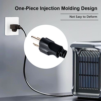 Cordon d'extension électrique professionnel certifié XUZHAO SJT NEMA 5-15P/R, norme américaine, 1,5 m, 125 V, IP20, cuivre/PVC, 10-15 A