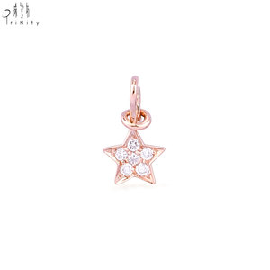 Hong Kong Wholesale Supply Chain Most Popular Custom Different Designs Jewelry 18K <b>Solid</b> <b>Gold</b> Real Natural Diamonds Pendant - Product Image 4