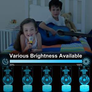 Lampe 3D en acrylique pour club de football, lampe de nuit LED pour le football, vente en gros - Product Image 6