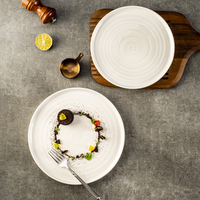 Assiette creuse YAYU en porcelaine moderne, résistante au lave-vaisselle, avec glaçure brillante colorée, fabriquée à la main, cuites à haute température, pour la restauration professionnelle
