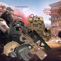 Ensemble de jeu Real Cs - Mode laser W12 avec casque, gilet et lanceur
