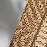 Tapis de Mahjong tissé imprimé avec bords cousus pour les tuiles de Mahjong américain – Idéal pour les soirées de jeu