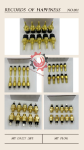 ข้อต่อเหล็กหล่อทนความร้อนใหม่ M14 X1.5 90C สำหรับอะไหล่รถปั๊มคอนกรีต - Product Image 1
