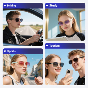 Gafas Bluetooth con Traducción IA GY200 - Más de 100 Idiomas para Traducción en Tiempo Real. Escuchar Música, Hacer Llamadas, Ser Inteligente. - Product Image 4