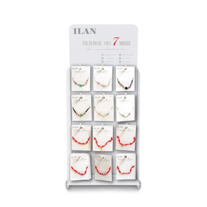 Espositore da Parete per Gioielli Ilan con 7 Nodi, Confezione da 24, Modello P-7 - Product Image 2