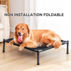 Erhöhtes Hunde bett Erhöhtes Hunde bett für kleine Hunde Tragbar mit wasch barem atmungsaktivem Mesh-Metallrahmen Kühlbett - Product Image 3