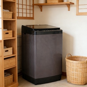 <span class=keywords><strong>Lave</strong></span>-<span class=keywords><strong>linge</strong></span> électrique à chargement par le haut entièrement automatique grande capacité avec couvercle en verre, sécheuse domestique à économie d'énergie - Product Image 1