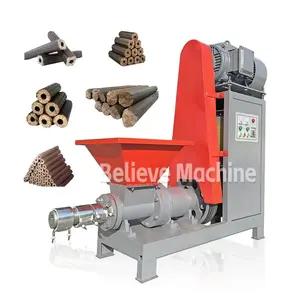 Hot selling Machine dense wood coffee waste leaves mdf briquette machine sawdust extrude machine