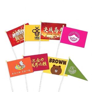 Drapeaux miniatures à tenir à la main pour encourager les matchs de football QM Sports Competition - Product Image 5