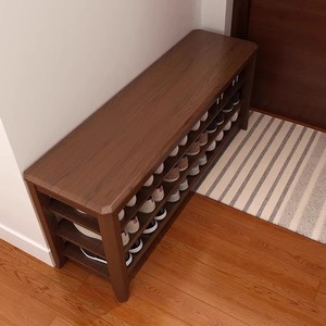 Home <b>Shoe</b> Changing Stool With <b>Storage</b> <b>Rack</b> Rectangular Bench Entryway Furniture Multi Layer <b>Shoe</b> Organizer For Adults And - Product Image 5
