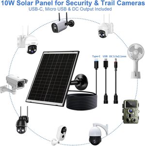 USB Power Supply Security <b>Camera</b> Mono Crystalline Silicon for CE for Black IP66 Waterproof USB APH-P93 <b>Solar</b> Camer - Product Image 6