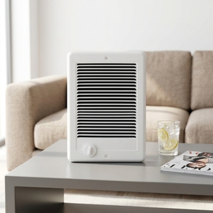 Calentador Eléctrico Cadet <span class=keywords><strong>Com</strong></span>-Pak con Ventilador, Iluminación, Termostato de Pared, Control Remoto, 2000W (Modelo CSC202TW) 6825/5120 BTU 240/208V - Product Image 4