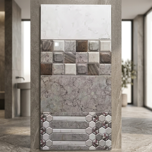 Usine chinoise 12x24 300x600mm carreaux de mur imprimés à jet d'encre en céramique numérique salon intérieur 30x60cm carreaux de mur - Product Image 3