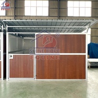 Panneaux de stalle portables pour étable de rangée d'abris pour chevaux