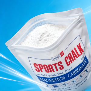 Bolsa de plástico brillante con cierre de cremallera, personalizada OEM, MOQ bajo, para polvo de magnesio (carbonato de magnesio) para deportes, gimnasio, escalada en pared. - Product Image 3