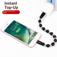 Kabel Data Gelang 15W/Konektor Micro USB/Tipe C Bahan Akrilik Pengisian Cepat Kabel Pengisi Daya Ponsel-Portabel