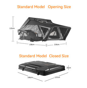 <span class=keywords><strong>Tente</strong></span> <span class=keywords><strong>de</strong></span> <span class=keywords><strong>toit</strong></span> <span class=keywords><strong>de</strong></span> voiture pour camping, prix d'usine, matériau ADA ABS, ouverture latérale, coque rigide, intérieur spacieux, avec échelle <span class=keywords><strong>de</strong></span> 2,3 m - Product Image 3