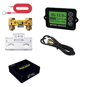 Monitor de Batería Inteligente EJ-BC10 10V-80V para Paquetes de Baterías con Pantalla LCD, Shunt 75A/150A/500A, Medidor SOC de Alta Precisión - Product Image 3